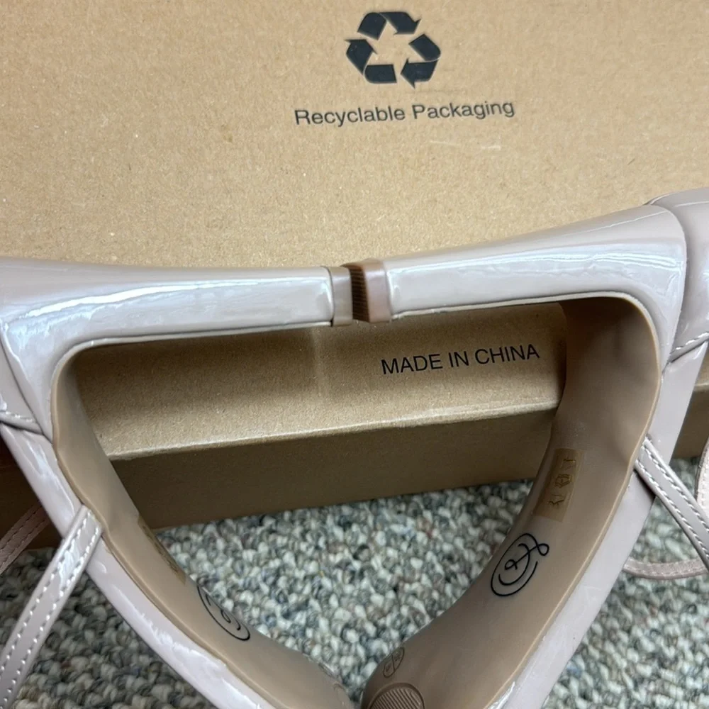 NWOT - Chinese Laundry Women's Heeled Sandal, Beige, Size 9 - Picture 11 of 14